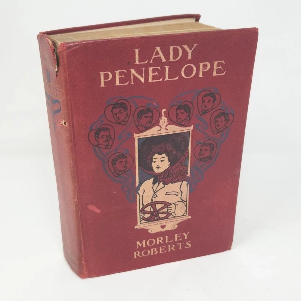 Vintage Red Hard Cover Lady Penelope Author Morley Roberts Pub. 1905 - Picture 1 of 14